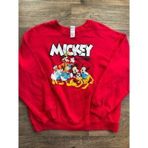 Vintage Disney Mickey & Friends Sweatshirt Size Youth XXL Fits‎ Like Womens M/L